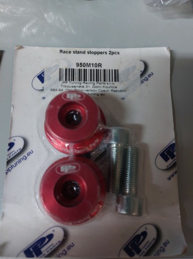 950M10R - Втулка під стійку, M10, Червона