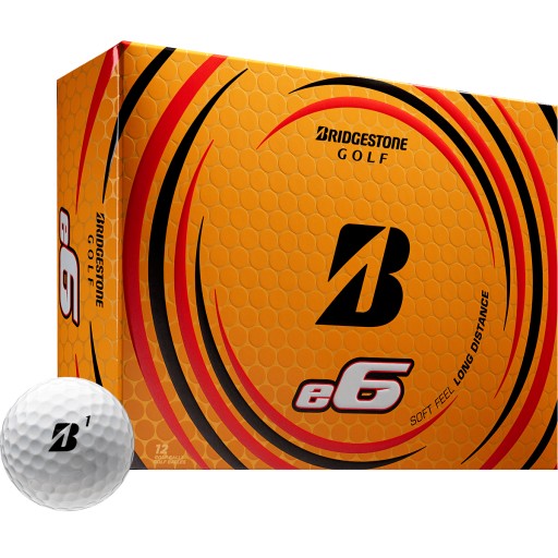 М'яч для гольфу Bridgestone e6 12 шт