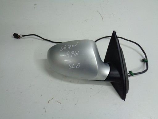 VW PASSAT B6 mirror right 9 PIN LA7W 05-10R
