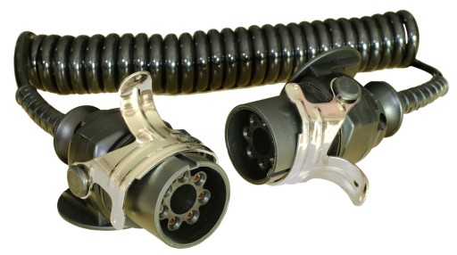 Электрический спиральный кабель EBS TIR 24V 4.5 m