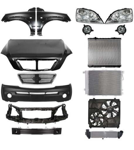 1490 - Кіа Соренто 02-06 Ремінь крила капота бампера