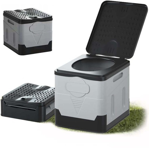 Fg0324 - ПОРТАТИВНИЙ СКЛАДНИЙ АВТОТУАЛЕТ ВІДКРИТИЙ 20Л, ВАНТАЖУМОСТІ 200 КГ