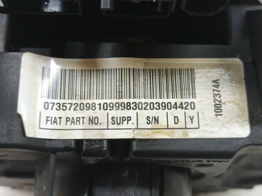 ANELLO airbag VOLANTE ZWIJAK ZESPOLONY KPL 07357209810 Fiat Tipo II (2016- )