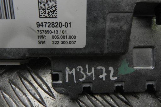 Камера крышки багажника bmw 5 (g30) 9472820 дизель 195kw 2018