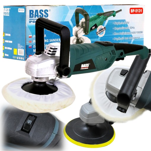 ПОЛІРОЛЬ BASS POLISH 1900W, РЕГУЛ