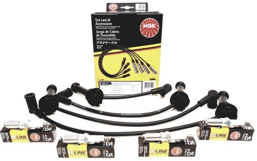 7586 - Провода ngk + свечи зажигания ford mondeo mk2 1.8 2.0 16v