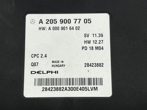 MERCEDES C KLASA W205 control unit gearboxes of the gear A2059007705