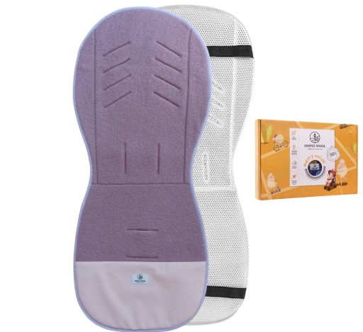Вкладиш для коляски Simple Wool, різнокольоровий