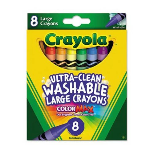 CRAYOLA umývateľné voskové pastelky 8 farieb