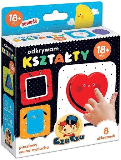 Пазл CzuCzu Я відкриваю форми 16 ел.