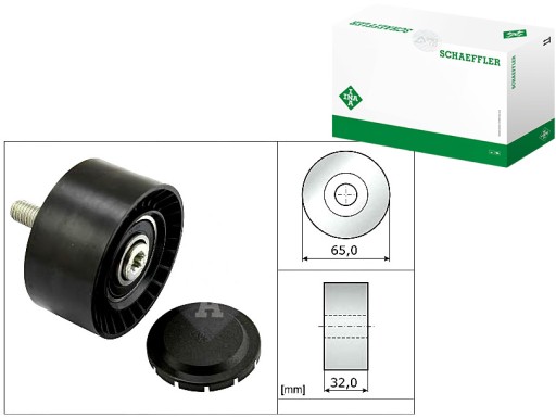 532 0660 - МНОГОКЛАССНЫЙ РЕМЕНЬ-РОЛИК. БМВ 3 5 11- 3,5 ИНА