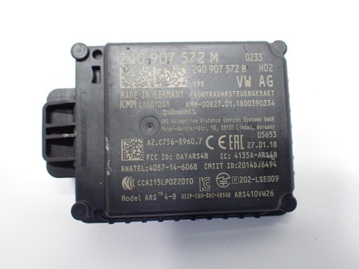 Радарний датчик distronic 2q0907572m seat ibiza v 6f 18r