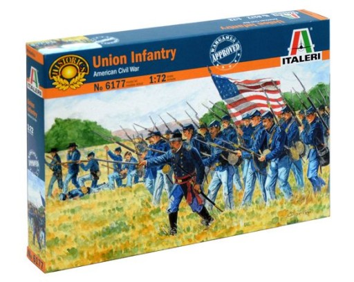 Union Infantry Wojna Secesyjna 1/72 Italeri 6177