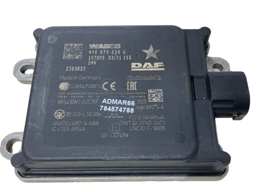 DAF XF XG + РАДАР ACC2 AEBS 2203833 2328901