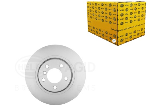 8DD 355 - ТОРМОЗНЫЕ ДИСКИ 2 ШТ. ОКРАШЕННАЯ ЗАДНЯЯ ЧАСТЬ BMW HELLA