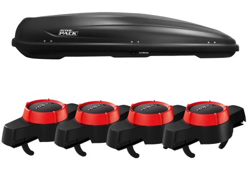 Багажник на дах Inter Pack Traxer 8.6 чорний