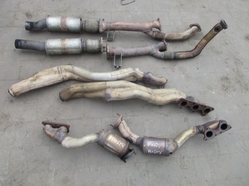 79163215511 - Вихлопна труба глушник Каталітичний нейтралізатор AUDI S6 C6 5.2