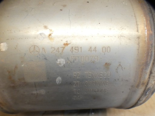 catalyst MERCEDES-BENZ A class W177 1.3 petrol A2474914400 OEM