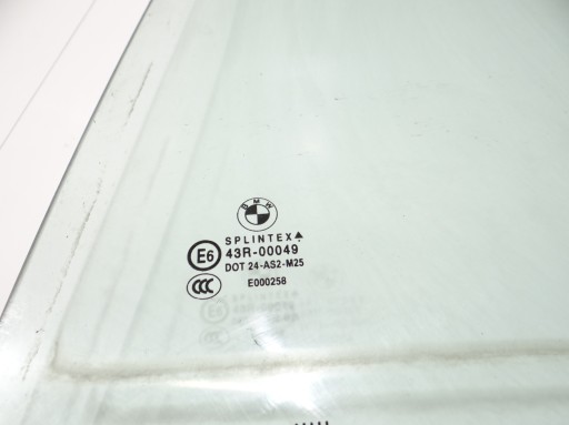 window side door left rear part BMW E60 (16932643)