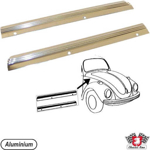 8180550110 - Комплект накладок на переднюю панель VW Beetle