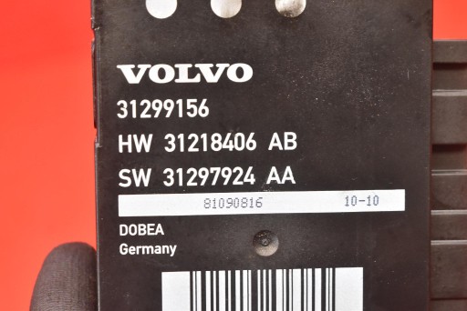 Unité de contrôle Module du capot Porte coffre hayon 31299156 VOLVO XC60 1 et 08-13