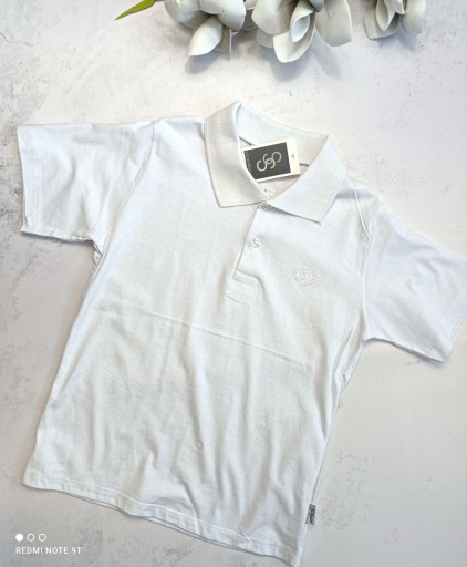 140 Блузка поло СОРОЧКА, біла, елегантна