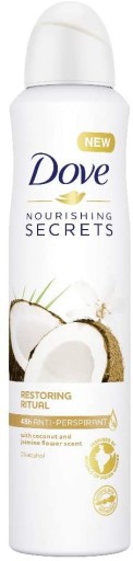 dove nourishing secrets coconut & jasmine flower restoring ritual antyperspirant w sprayu 250 ml   