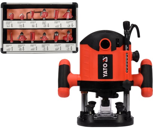 ФРЕЗЕР ВЕРХНИЙ ШПІНДЕЛЬ 2100Вт + НАБІР ФРЕЗЕРІВ