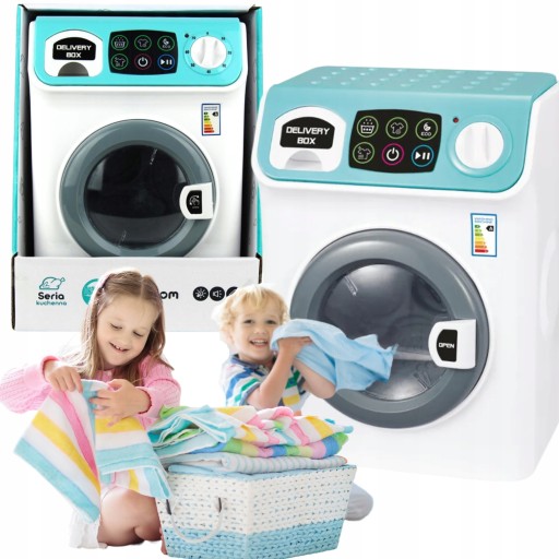 СПРАВЖНЯ ВЕЛИКА ДИТЯЧА ПРАЛЬНА МАШИНА LED ПЕРЕМИКАННЯ СЕНСОРНЕ
