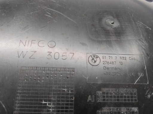 BMW iX i20 2023, Xdrive50 mudguard front right front part 276487
