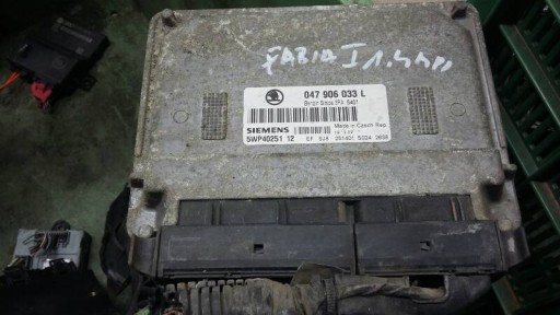 computer SKODA FABIA 1.4 047906033L