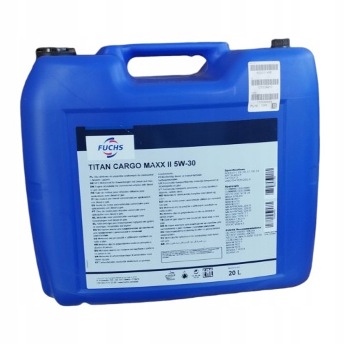 FUCHS TITAN CARGO MAXX II OIL 5W30 - 20л