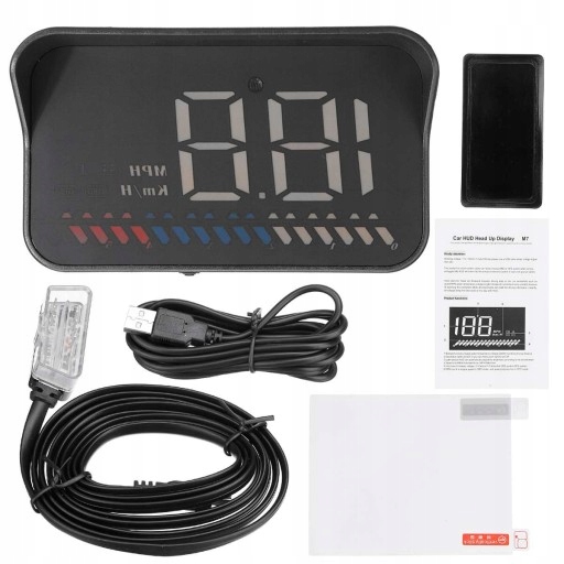 ПРОЕКЦИОННЫЙ ДИСПЛЕЙ OBD2 HUD GPS ПРОЕКТОР НА ВЕТРОВОЕ СТЕКЛО