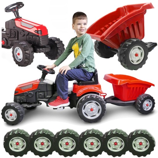 Статор Червоний дитячий трактор