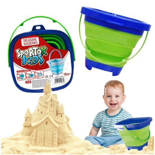 СКЛАДНЕ ВЕДРО для піску SANDBOX BUCKET +