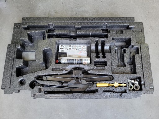 ДОМКРАТ ПІДЙОМНИК БАГАЖНИК ВСТАВКА ПІНОПОЛІСТИРОЛ RANGE ROVER III SPORT L320 ПІДЙОМНИК