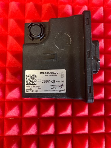 Audi q7 4m0 4m0965429bc модуль термоконтроллера оригинал