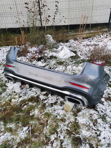 Z97 6 - Идеальный бампер кпл. задний mercedes glc amg suv w253 lift 6pdc lak992