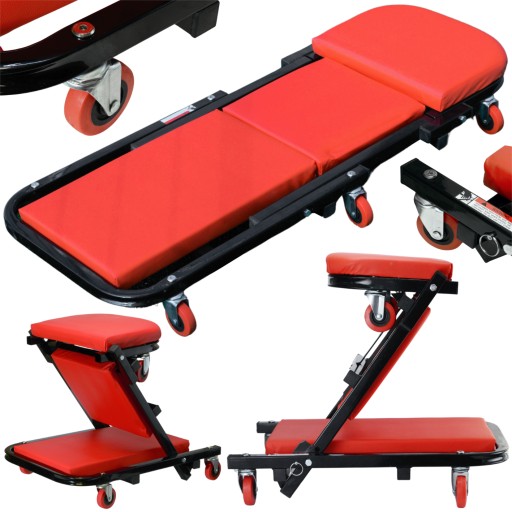 ДИВАН ДЛЯ МАСТЕРСКОЙ, СКЛАДНОЙ, ТАБУРАТ, ШЕЗЛА 2 В 1, СИДЕНЬЕ MAX, ЧЕРНЫЙ ТАБУРЕТ