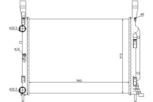 637628 - Кулер для воды nissens mercedes citan combi 108 cd