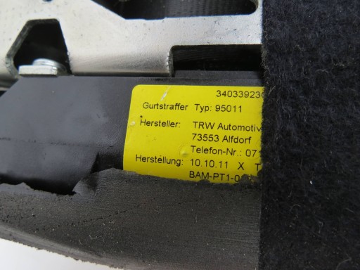 Gurten Sicherheits links heck VOLVO XC60 2.4 P039801840 39801840