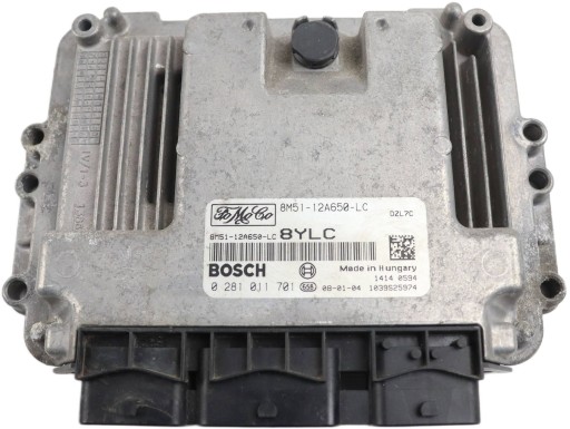 FORD FOCUS MK2 C-MAX und Bedienteil DES MOTORS 1.6 TDCI 8M51-12A650-LC 0281011701