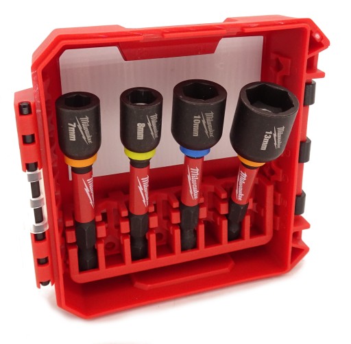 Nasadki Udarowe Milwaukee 4 Szt 1/4 7-13mm Magnetyczne 4932492445