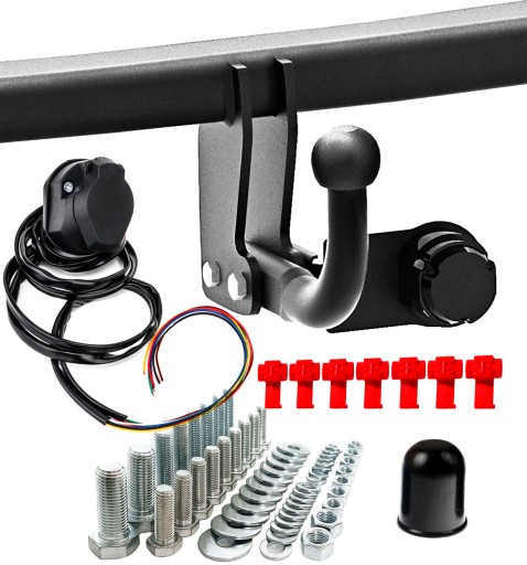 БУКСИРУВАЛЬНИЙ ГАК + ЖГУТ 7PIN NISSAN QASHQAI II 2013-2018 J11 QASHQAI 1 NJ10