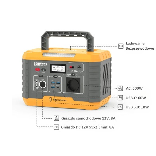 Электростанция FJdynamics PowerSec MP500