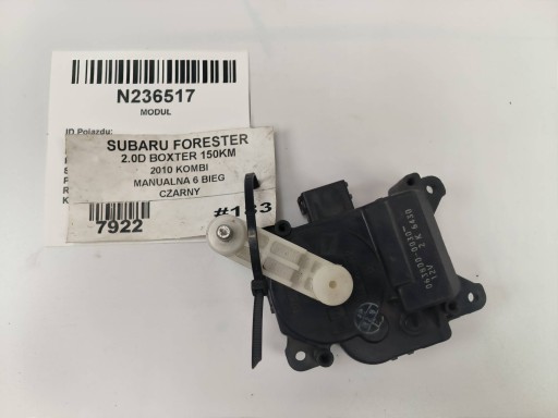 Micro moteur Bloc de chauffage complet 063800-0030 SUBARU FORESTER