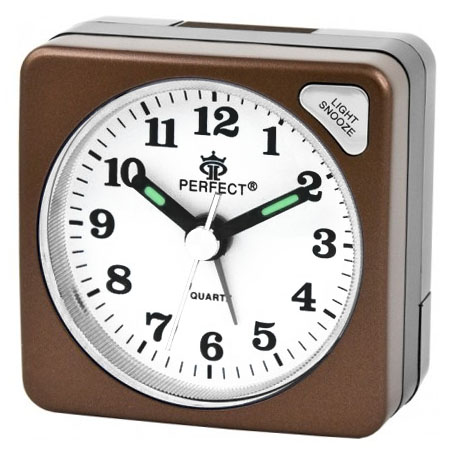 Ідеальний будильник, відтінки коричневого, 6см
