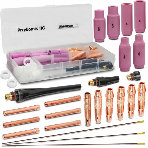СТАРТОВИЙ КОМПЛЕКТ TIG АКСЕСУАРИ SR РУЧКА 17 18 26