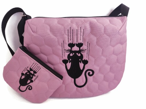 Дитяча сумка Tomasz Siekański чорна, Відтінки рожевого, Відтінки сірого та срібло