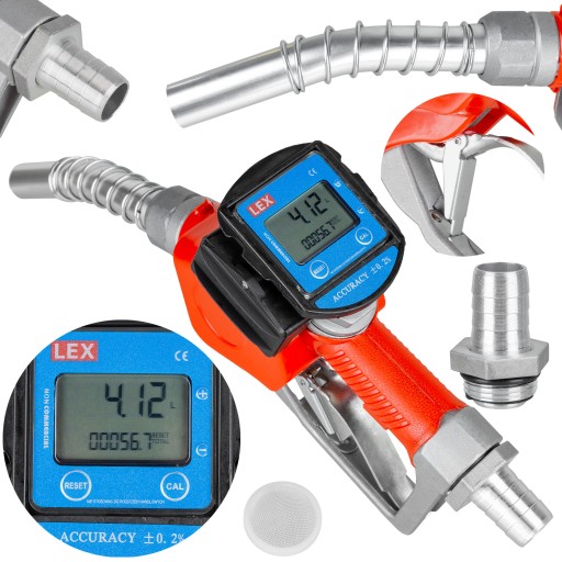 ТОПЛИВНЫЙ ПИСТОЛЕТ МИНИ CPN ЖК-СЧЕТЧИК + АВТОСТОП